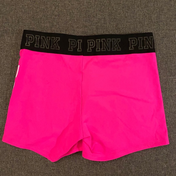 PINK Victoria's Secret Shorts 23 Hot Pink Workout Shorts Poshmark
